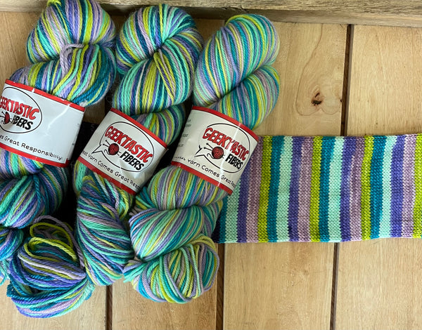 The Hatter and the Wizard - Self-Striping Yarn