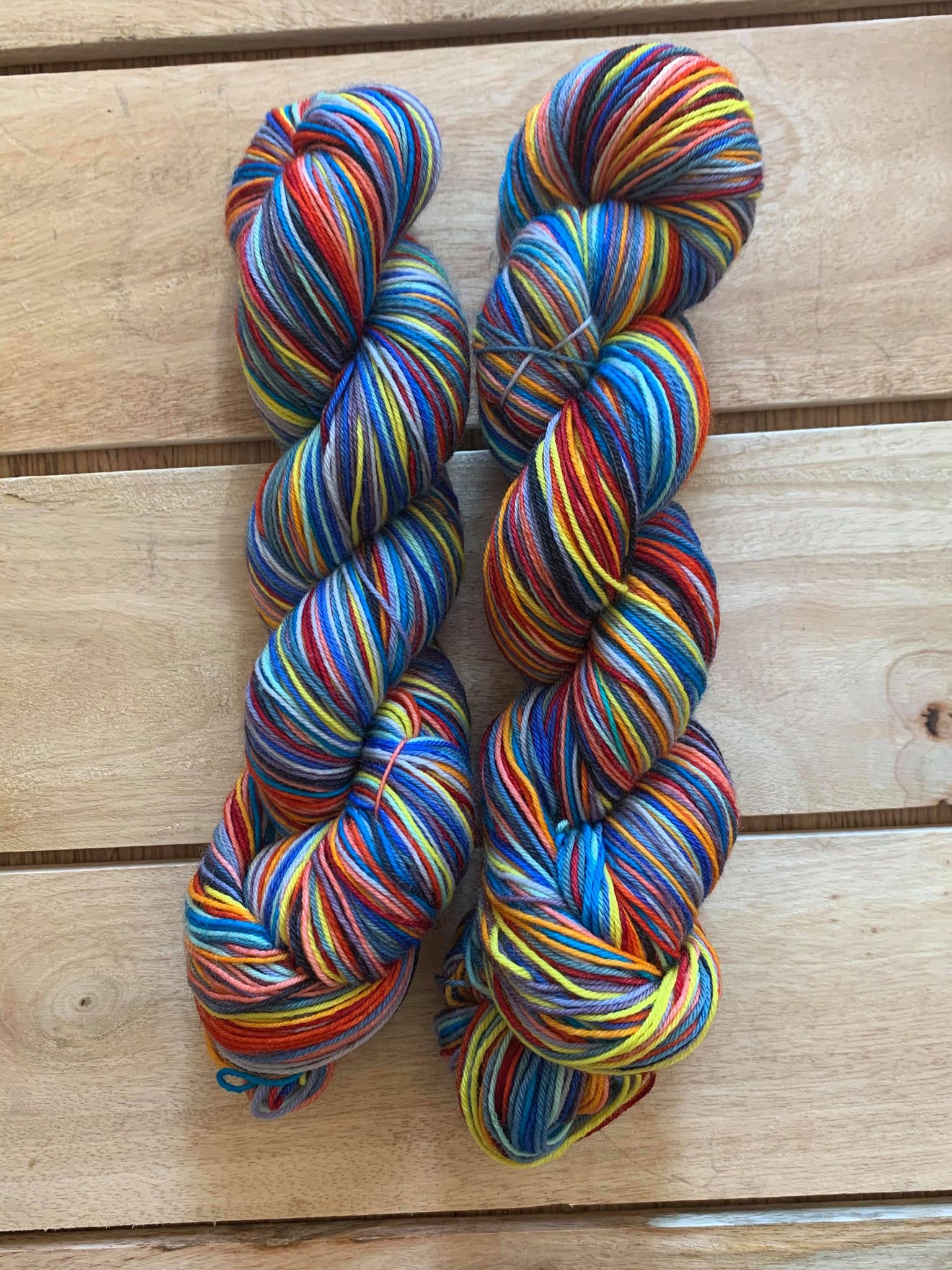 Ready to Ship - The Miser Brothers - Self-Striping Yarn